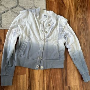 525 tie dye snap cardigan/sweatshirt